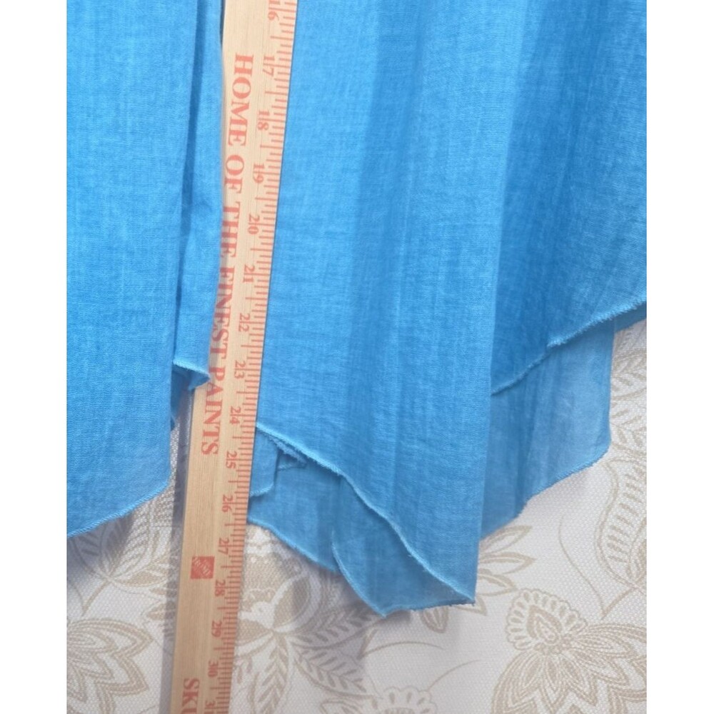 Selcuk Efes Classic Hankerchief Hem Blue Pants 3X Pockets Beach Boho Laganlook - Picture 6 of 10